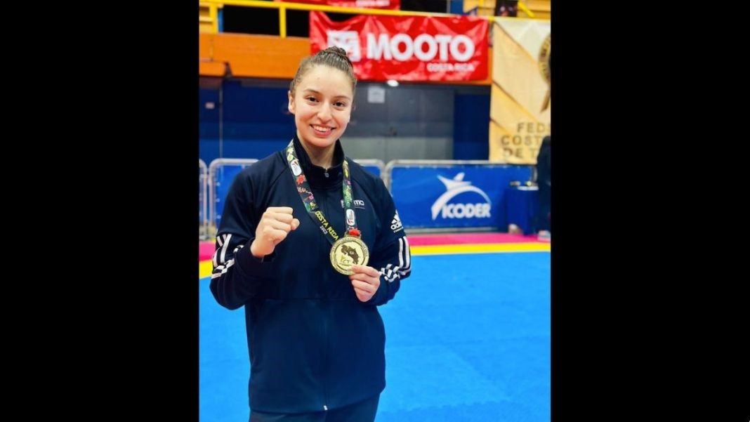 Con su triunfo en la categoría de 53 kilogramos, Daniela Souza ganó la medalla de oro en el Abierto de taekwondo de Costa Rica.