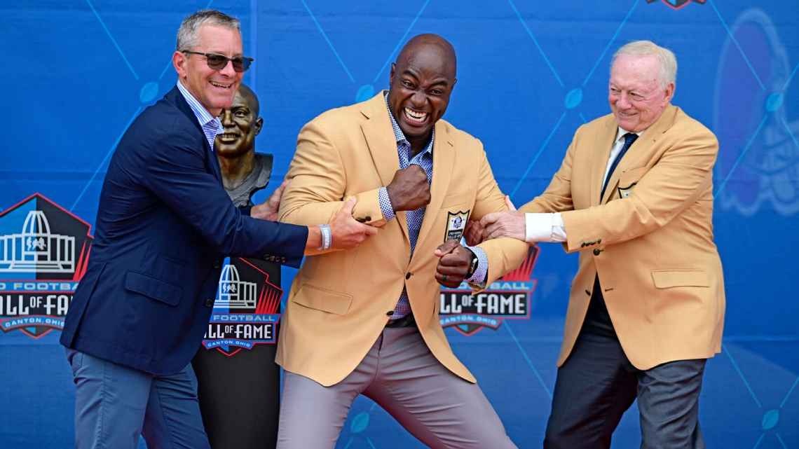 La NFL dio a conocer a los integrantes de la generación de 2023 en la ceremonia en el Tom Benson Hall of Fame Stadium