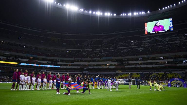 El Estadio Azteca recibió 35 mil aficionados que disfrutaron del duelo histórico