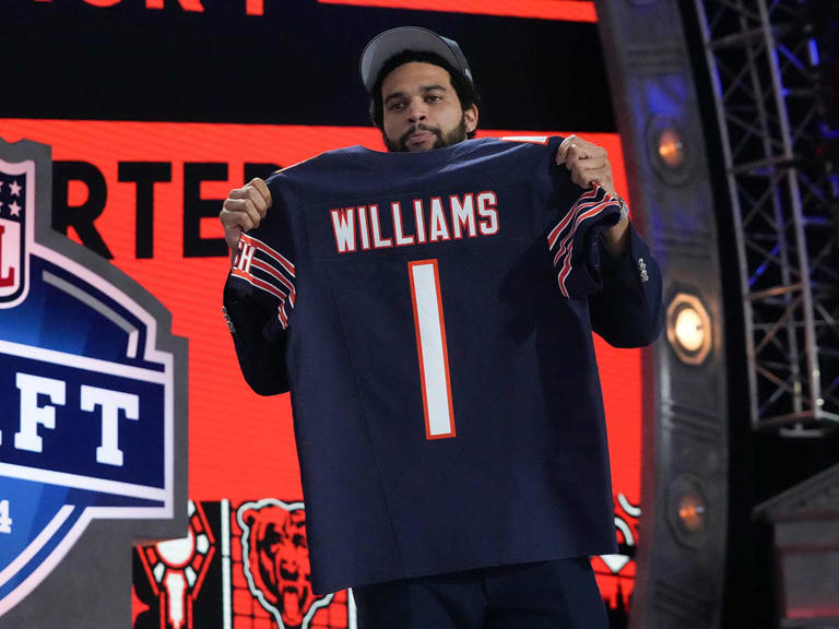Los Chicago Bears tienen nuevo mariscal de campo, seleccionando a Caleb Williams con la primera elección global del Draft 2024 de la NFL