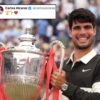 Carlos Alcaraz brilla de nuevo en Queen’s y llega encendido rumbo a Wimbledon