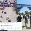 Miles vieron camionetas negras y protestaron pero ICE dice que nunca pisó el estadio