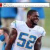 Denzel Perryman es arrestado en Los Ángeles con armas de alto poder