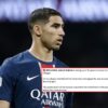 Achraf Hakimi: Fiscalía francesa solicita proceso penal por presunta violación