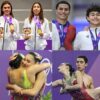 México brilla en la natación artística en los Panamericanos Junior de Asunción