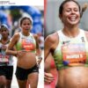 Joselyn Brea corre 10 km con siete meses de embarazo y deslumbra en la Caracas Rock
