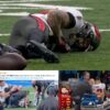 Mike Evans sale en camilla del Monday Night Football tras sufrir conmoción cerebral