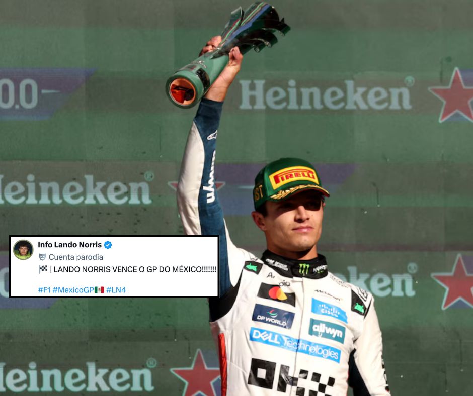 Lando Norris conquista el GP de México y toma el liderato; Verstappen completa el podio