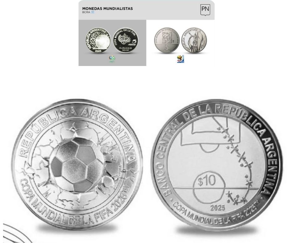 Argentina inmortaliza el gol del siglo y lanza moneda de plata con legendario tanto de Maradona