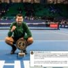 Djokovic conquista su título 101 en Atenas y se despide de las Finales ATP por lesión