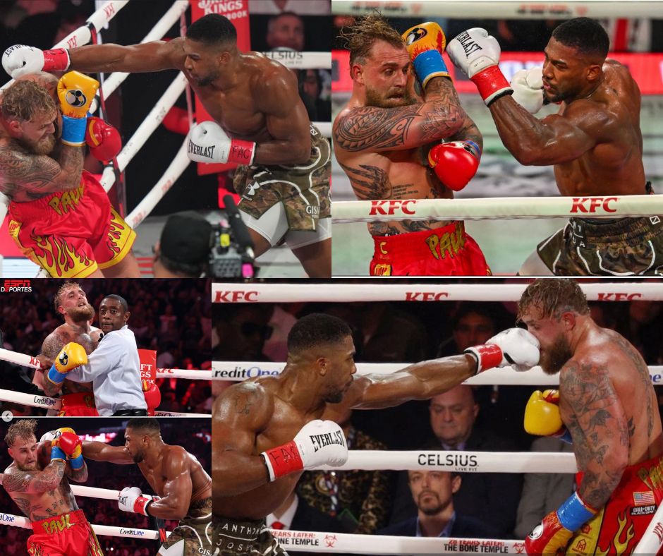 Joshua noquea a Jake Paul y divide opiniones tras un combate seguido por millones en streaming