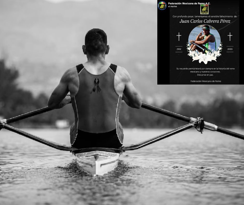 Adiós Juan Carlos Cabrera, olímpico en Río 2016 y subcampeón panamericano en remo