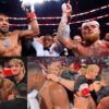 Caos sobre el ring: Logan Paul intenta arrebatar a Anthony Joshua una cadena de 500 mil dólares