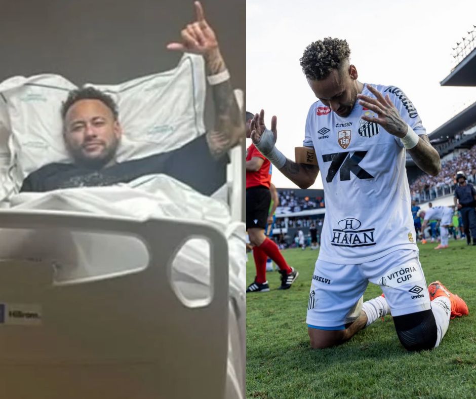 Neymar supera cirugía de menisco y enfoca su recuperación mientras el Santos negocia su continuidad