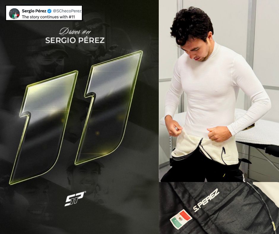 El ‘11’ vuelve a la parrilla: Checo Pérez confirma su número en el regreso a la F1