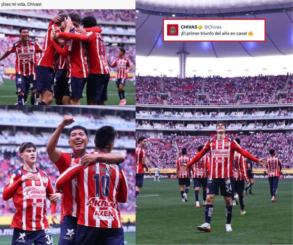 Chivas arranca el Clausura 2026 con triunfo sólido y dominio ante Pachuca en el Akron