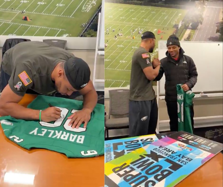 Sobrevivió a un balazo, volvió al emparrillado y ahora irá al Super Bowl gracias a Saquon Barkley