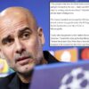 Guardiola alza la voz desde Barcelona y condena la violencia global: No a la Guerra, No ICE