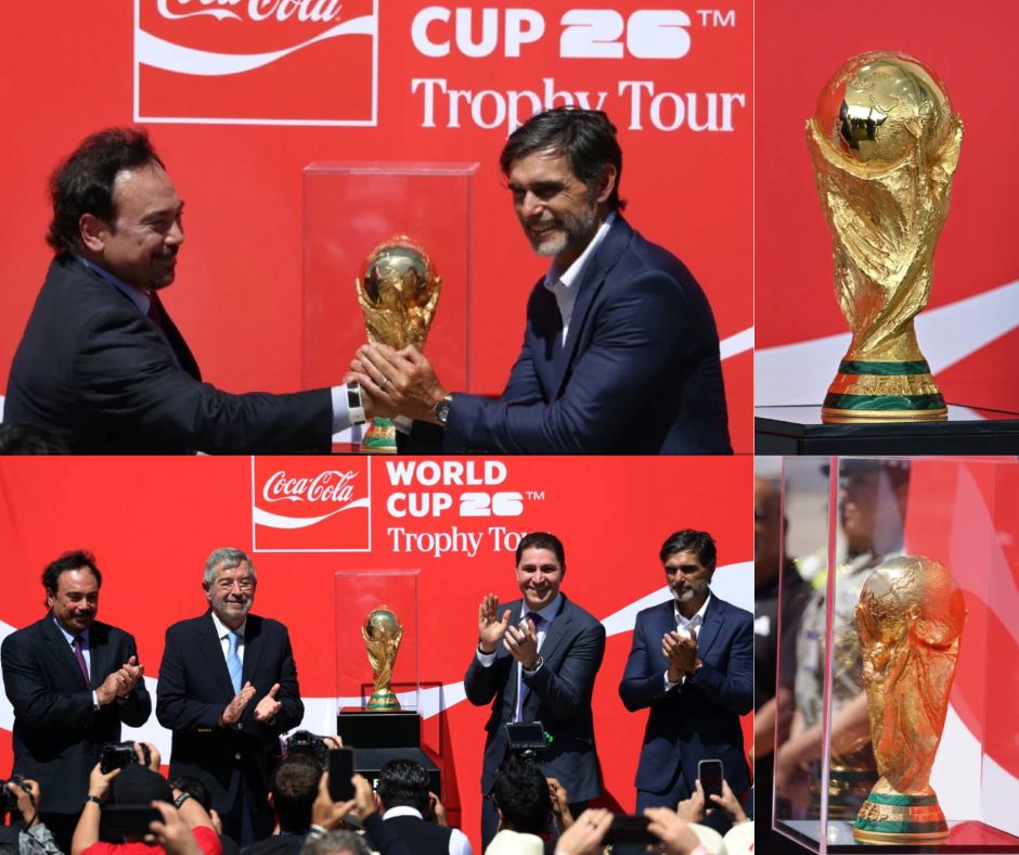 La Copa del Mundo llega a México: El trofeo más codiciado del futbol inicia gira histórica