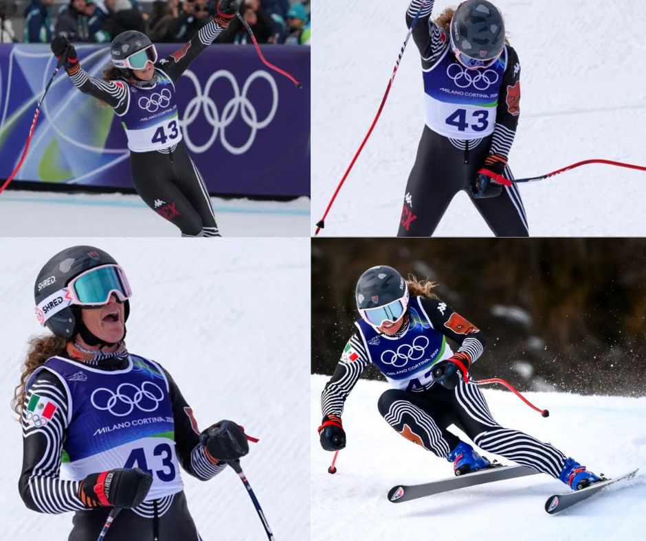 Sarah Schleper firma su mejor resultado olímpico del esquí alpino mexicano por séptima vez