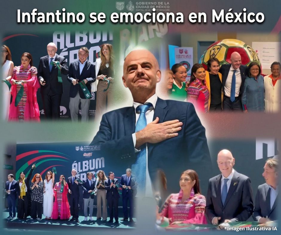Infantino recorre Iztapalapa, visita al Tri y encabeza agenda rumbo al México vs Portugal en el Azteca