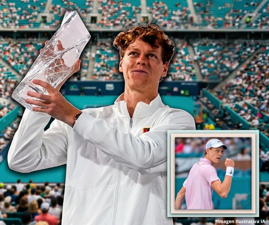 Sinner conquista Miami sin ceder sets y se une a la élite histórica del ‘Sunshine Double’