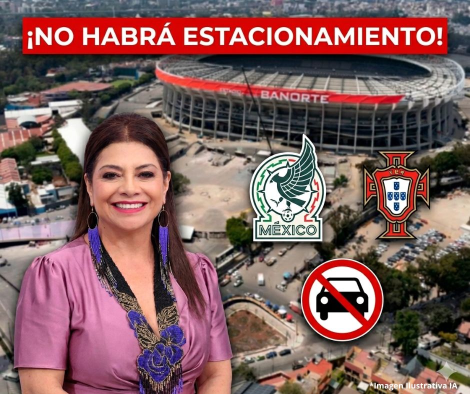 Sin autos y con transporte gratuito: Así será el operativo para México vs Portugal en el Estadio Azteca