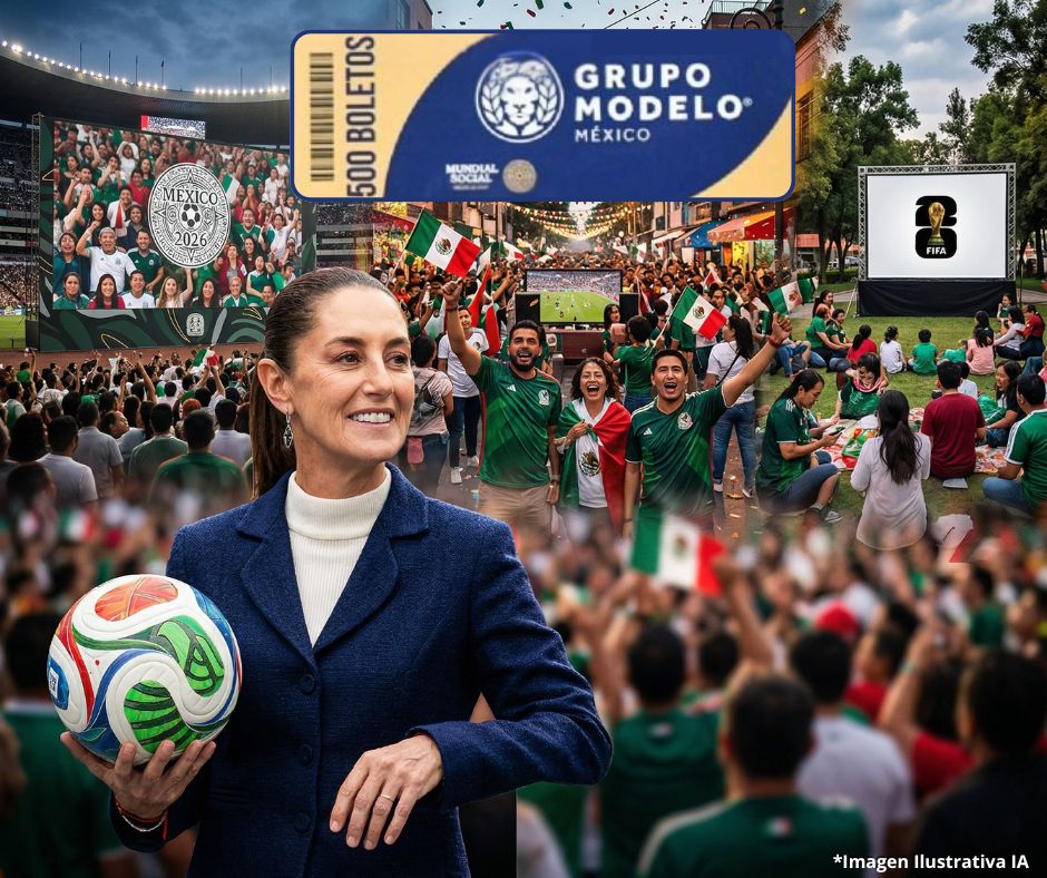 Mundial 2026 para todos: Regalarán 500 boletos y convertirán barrios en “estadios” en México