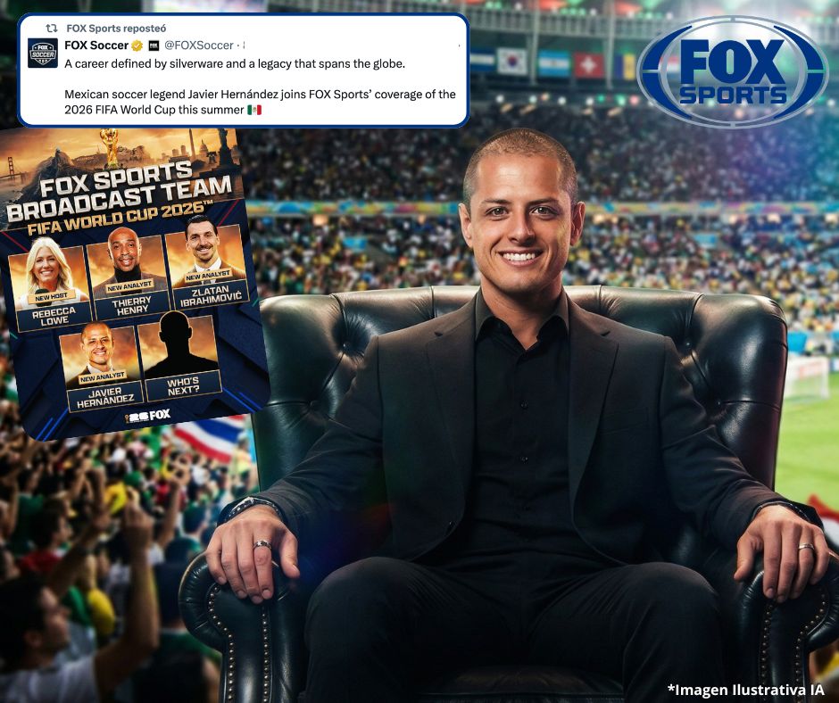 Un mundial más para ‘Chicharito’: Fox Sports lo integra a su equipo de transmisiones especiales