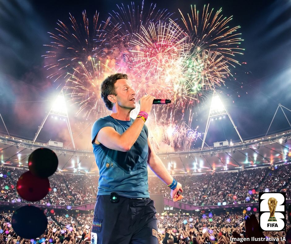 Coldplay encabezará el histórico show de medio tiempo en la final del Mundial 2026