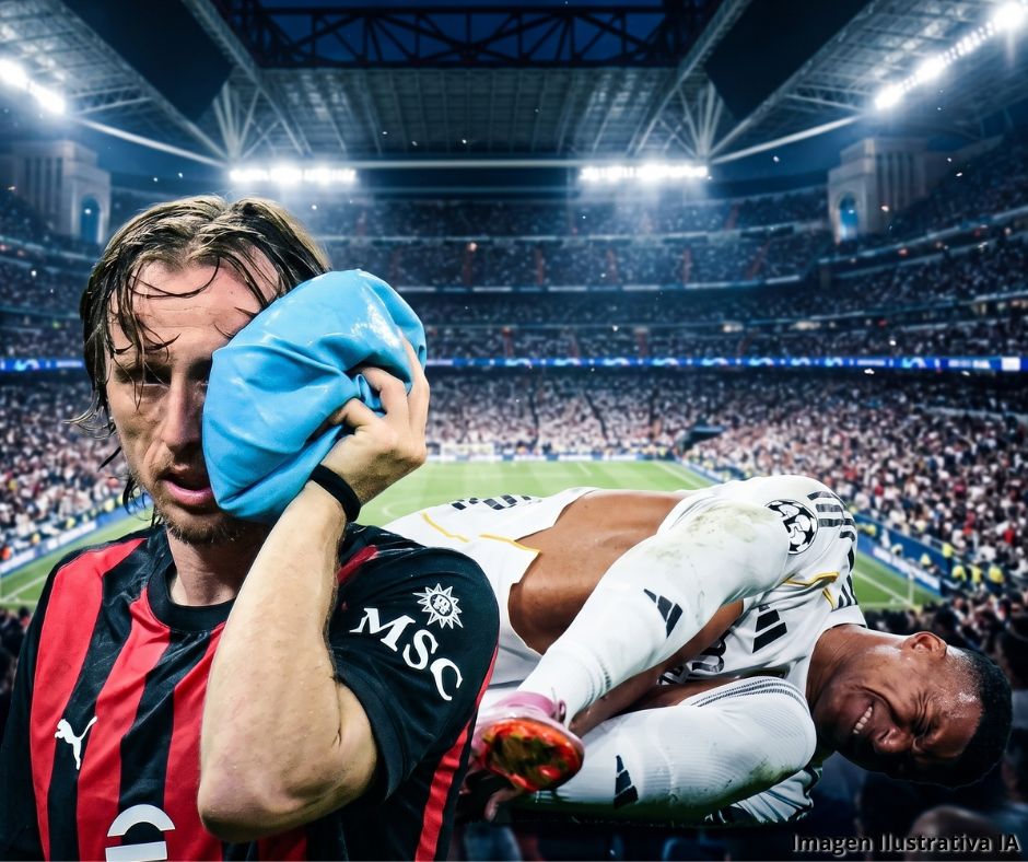 ¡Peligro mundialista! Modric pasa por el quirófano y cierra su curso con el Milan, Mbappé iguala situación