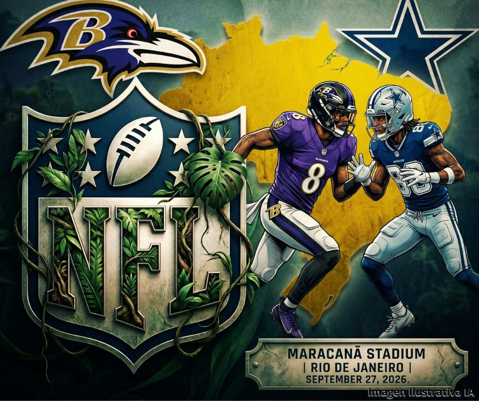 La NFL en Río  con duelo estelar: Ravens y Cowboys abrirán nueva etapa en Brasil