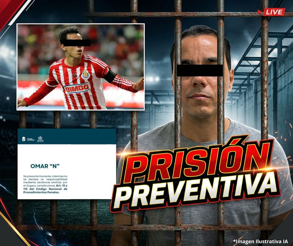 Niegan libertad bajo fianza a Omar Bravo; continuará en Puente Grande mientras avanza su proceso