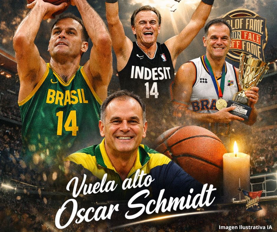 Adiós Oscar Schmidt, histórico anotador del baloncesto y referente mundial del deporte
