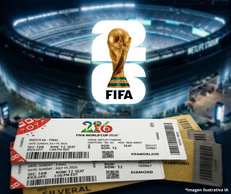 Final del Mundial 2026 rompe récord: Boletos alcanzan casi 11 mil dólares en el MetLife Stadium