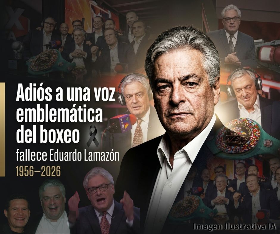 Adiós a una voz emblemática del boxeo: Fallece“El Zar del Boxeo”  Eduardo Lamazón 