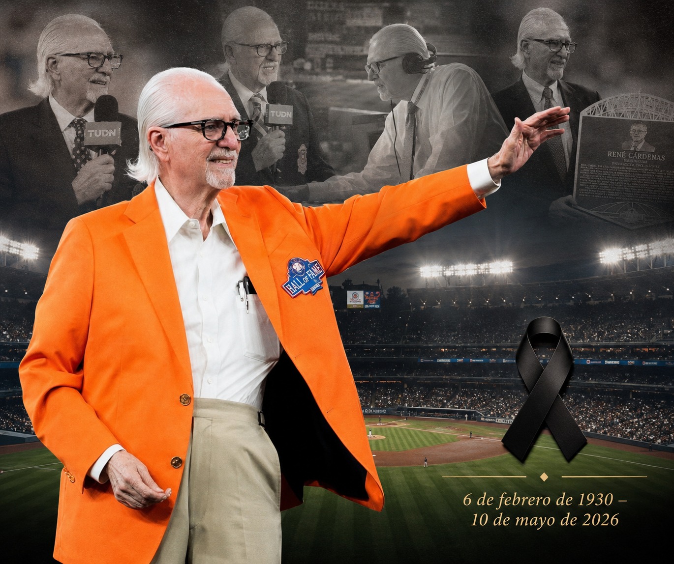 Adiós a René Cárdenas, voz pionera del béisbol en español en las Grandes Ligas