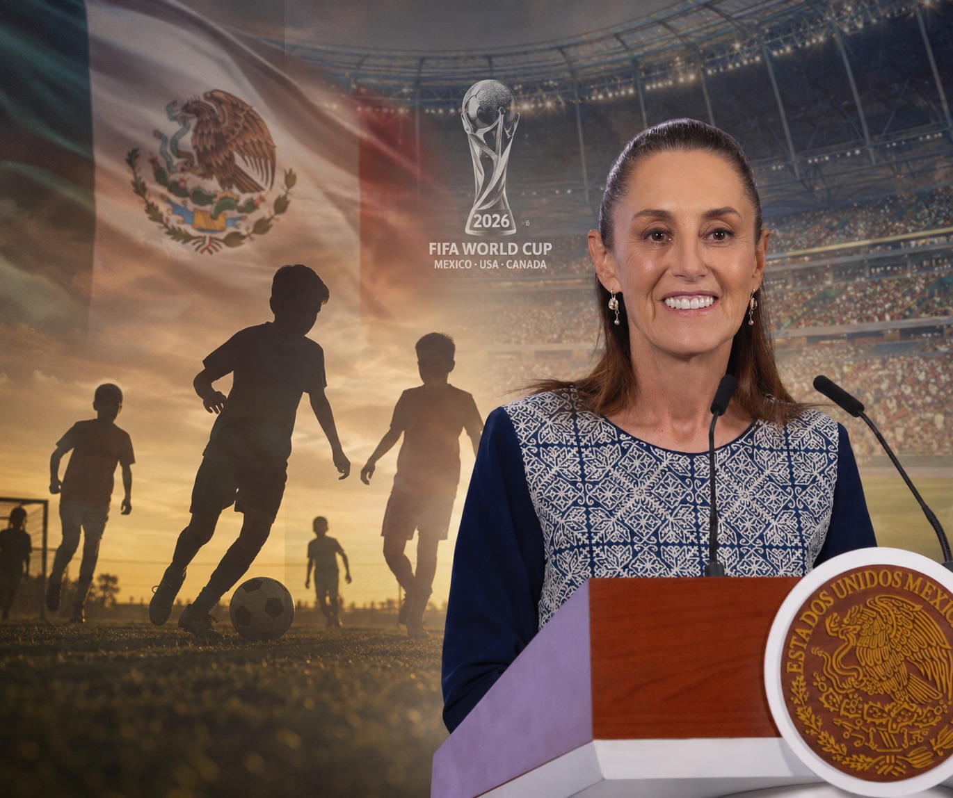 Dejar un legado: Sheinbaum plantea que el Mundial deje canteras y más oportunidades para jóvenes