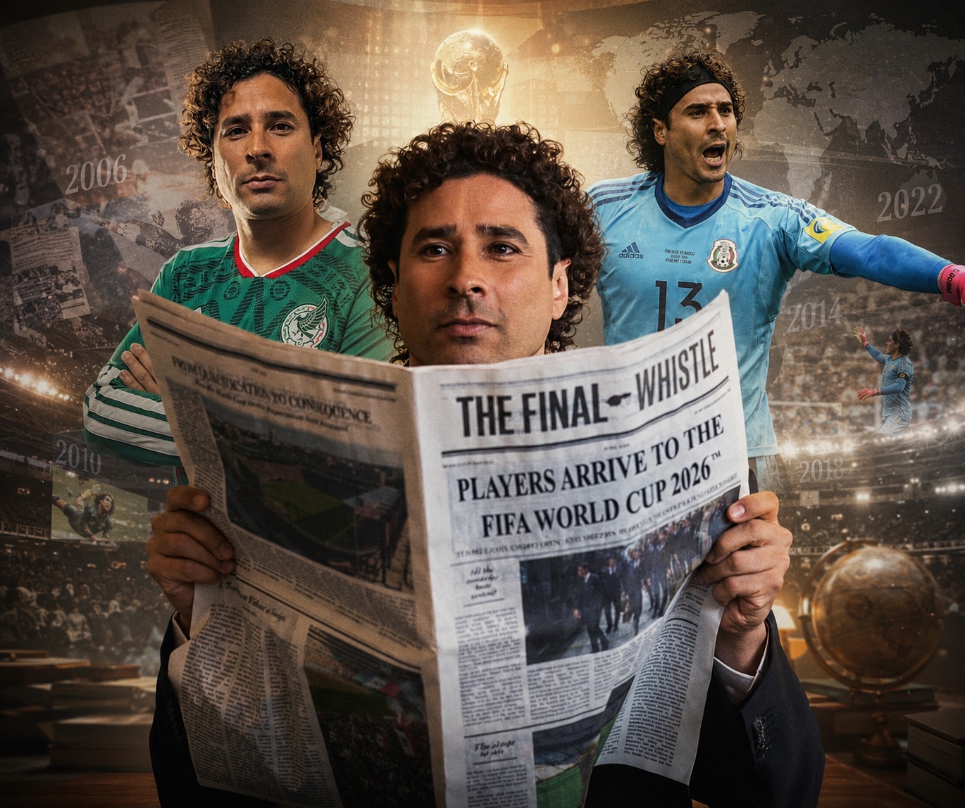 Última hora: Ochoa regresa y comparte escena con Messi y Ronaldo en campaña rumbo al Mundial