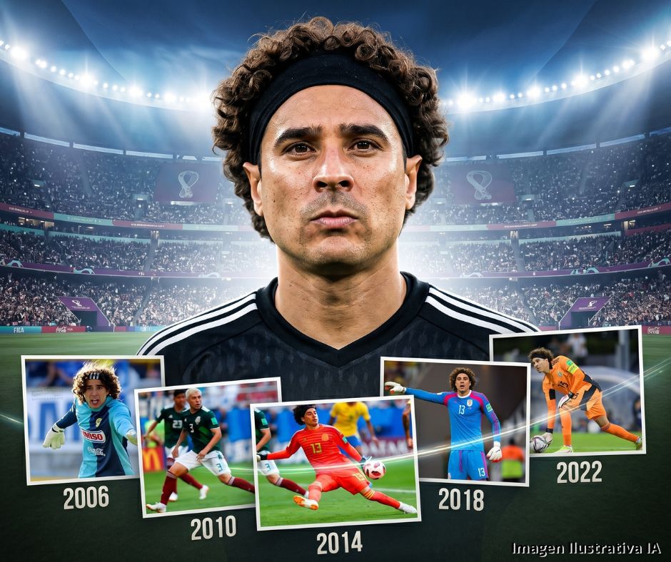 De Alemania 2006 a 2026: Ochoa entra al grupo exclusivo de futbolistas con seis Mundiales