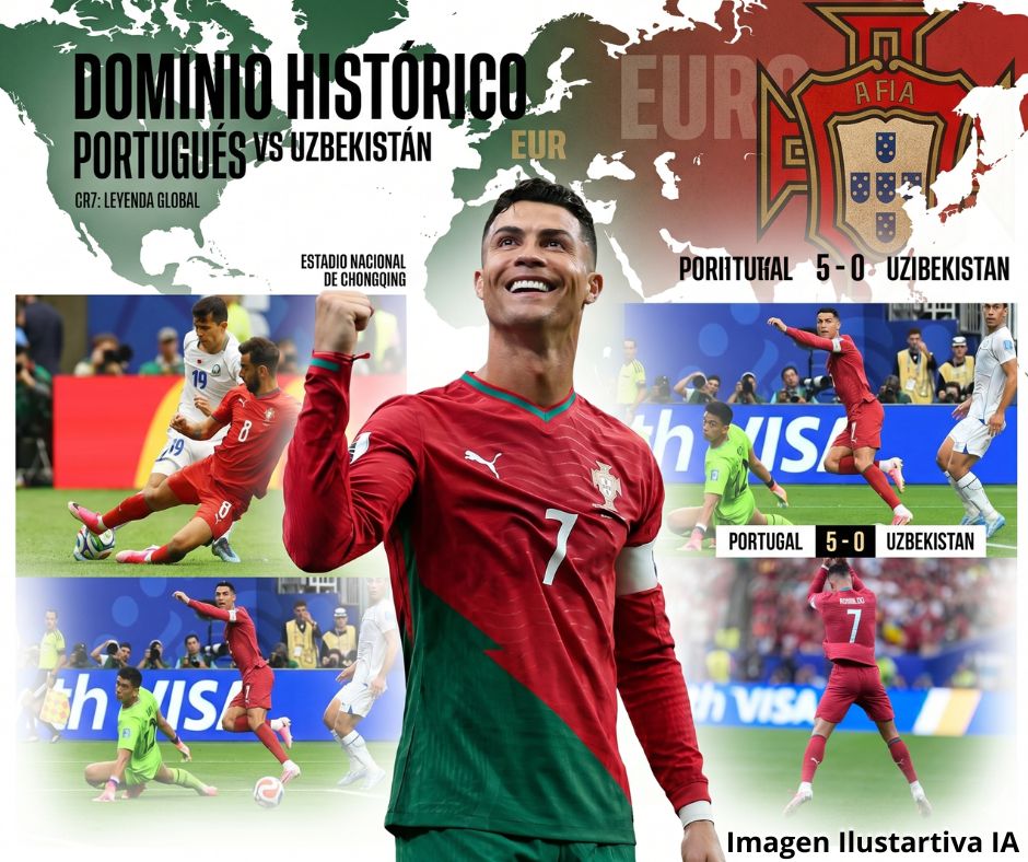 Cristiano rompe otra barrera mundialista y Portugal recupera el paso con una grandiosa exhibición 
