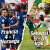 Francia arrasa el Grupo I; Senegal se aferra al Mundial tras aplastar a Irak