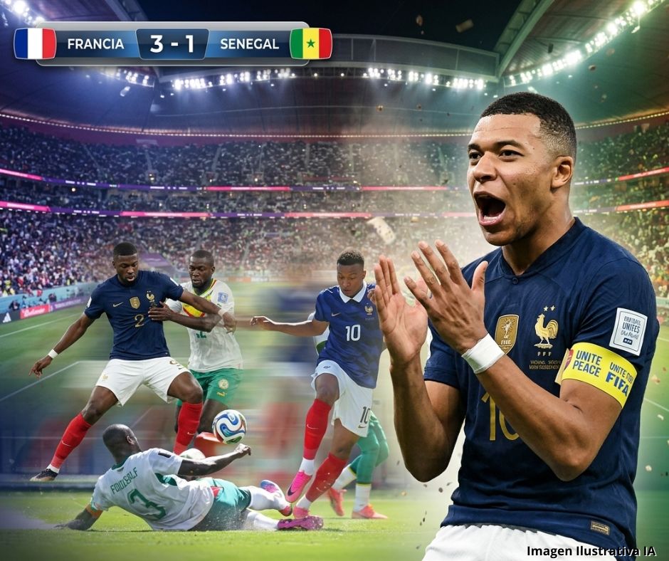 Francia enciende el Mundial al ritmo de Mbappé y un nuevo récord histórico