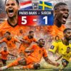 Países Bajos toma el control del Grupo F tras una goleada con dobletes de Gakpo y Brobbey