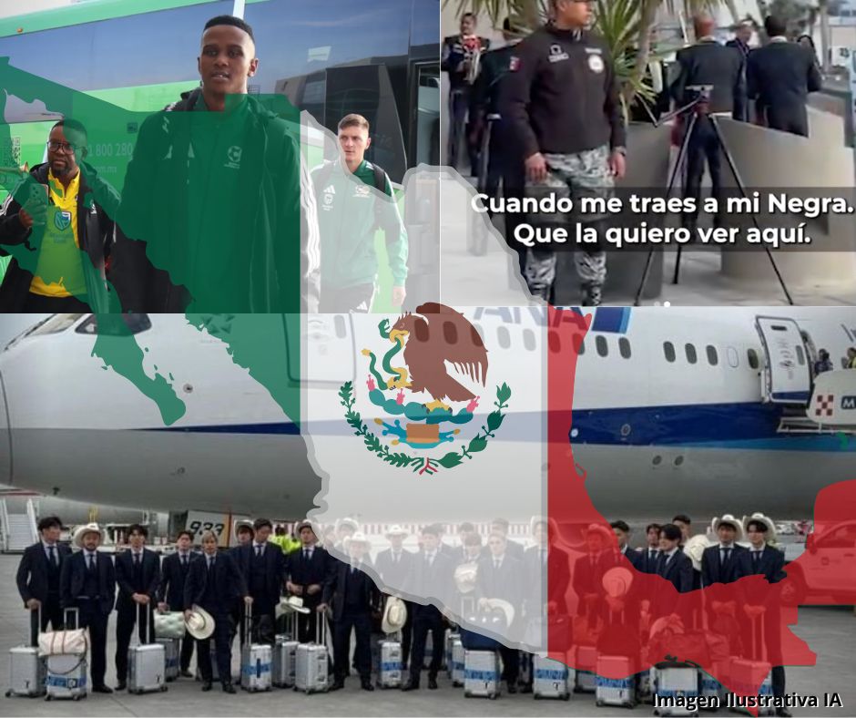 Entre mariachis y sombreros: Así fue la llegada de Sudáfrica y Japón a México