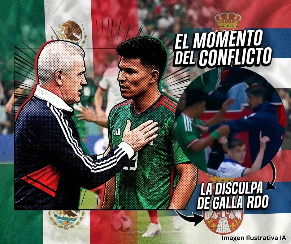 Tensión en el México-Serbia: Aguirre frenó el conflicto y obligó a Gallardo a disculparse